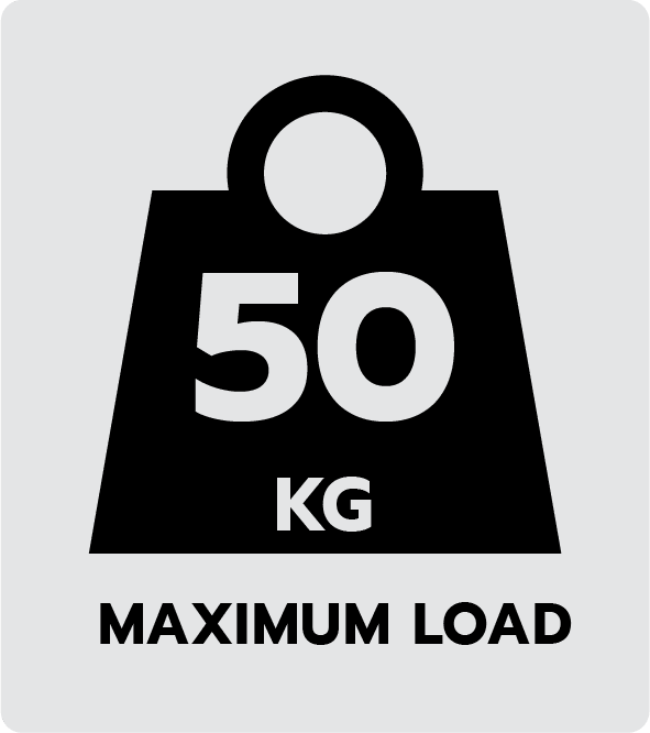 Maximum load 50 kg
