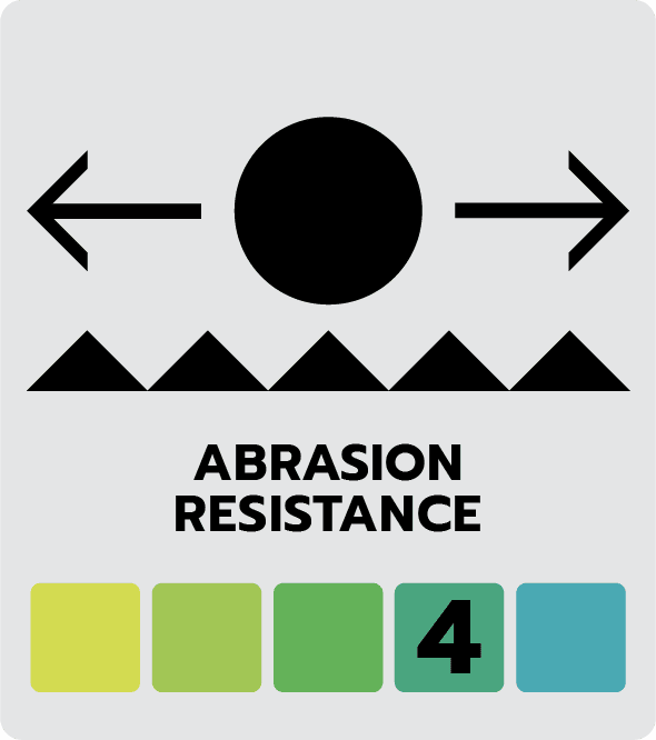 Abrasion resistance level 4