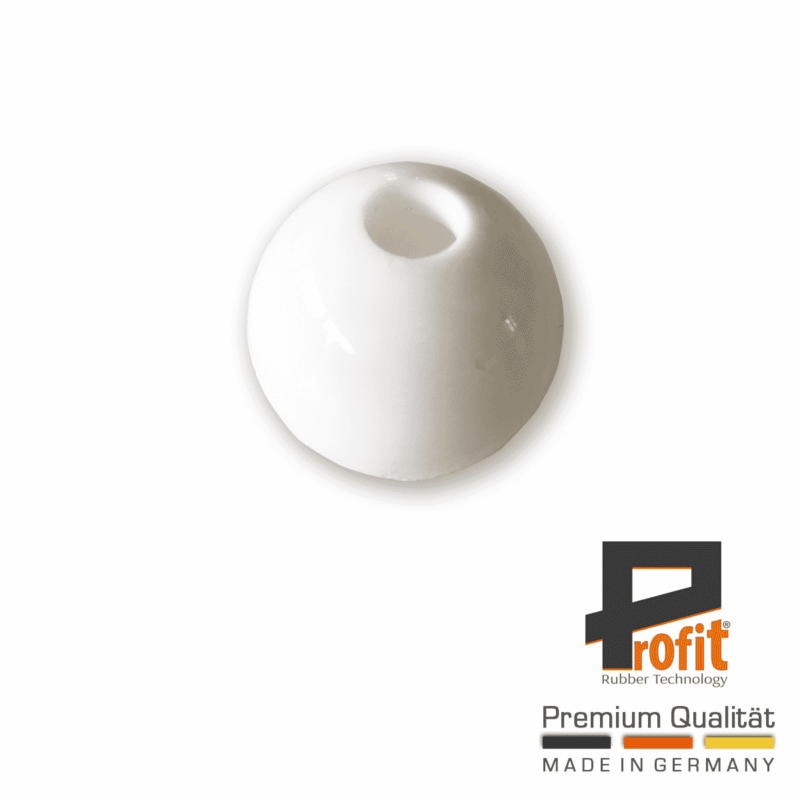 Kunststoffkugel weiß für 5mm Expanderseil